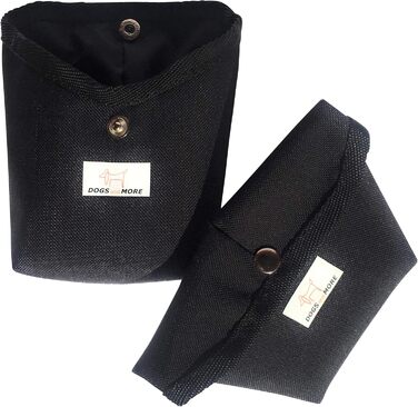 Сумка для ласощів/корму ручної роботи (Чорний) - німецька якість