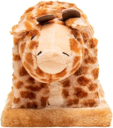 Дряпак для котів з сизалю та плюшу у формі панди, 56 x 18 x 18 см (Оранжевий)