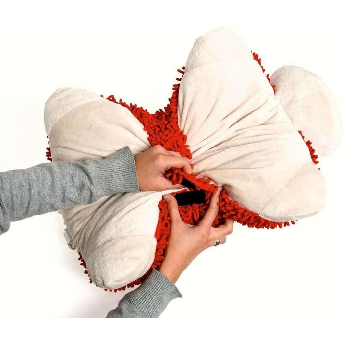 Karlie Dogmaxx Sleep&Play 2 в 1: лежанка-ліжко для собак, червоно-біла, 40 x 40 см