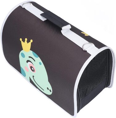 Транспортна переноска для тварин: котів, собак, середніх та маленьких розмірів, з м'якою підкладкою та плечовим ременем, з оксфордської тканини (L)