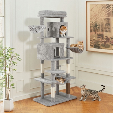 Стельовий дряпак для котів Balconera, високий стовп-дряпалка (161 - 220 см)