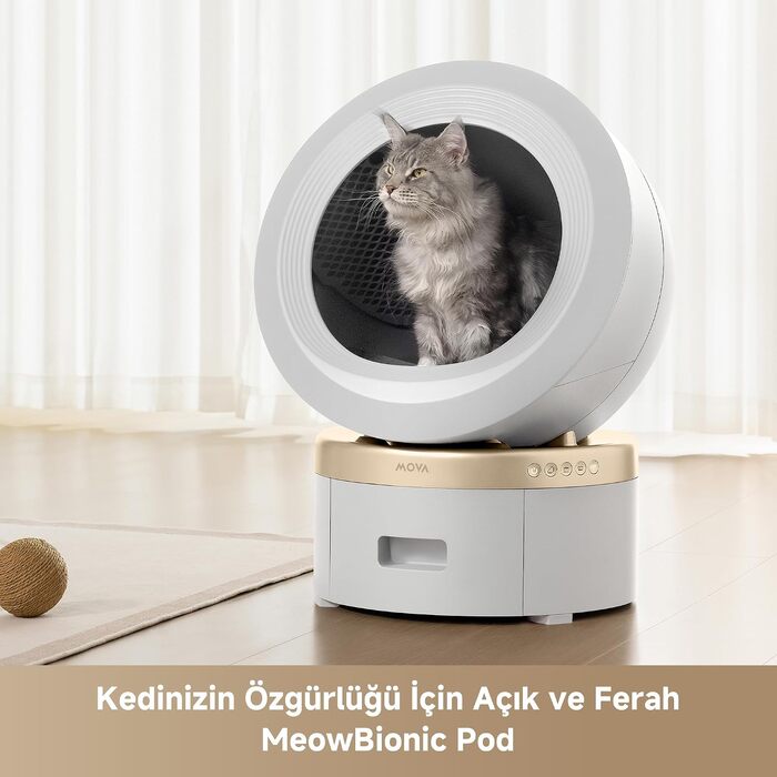 Інтелектуальний самоочисний котячий туалет MOVA MeowgicPod LR10 Prime від Dreame