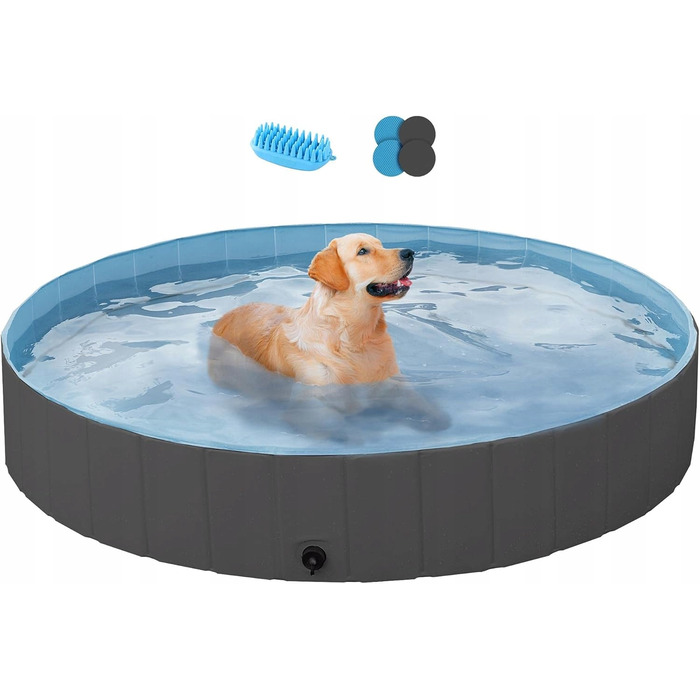 Складальний басейн для собак 100x30 см — зручний пляж для домашніх улюбленців