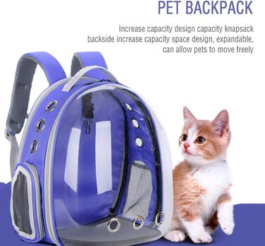 Транспортна переноска для котів Transportbox Katze – складана переноска для котів та маленьких собак, блакитна