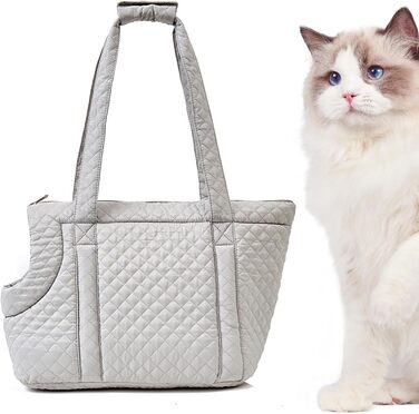 Сумка-переноска для собак та котів, бавовняна, легка, для зими, для кошенят, цуценят та котів