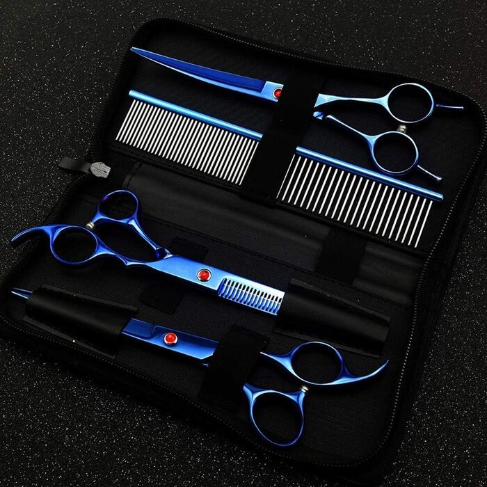 Набір для грумінгу собак QUNINE: 3 ножиці, нержавіюча сталь, професійний грумінг вдома