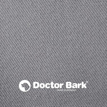М'яке ліжко для собак великих порід Doctor Bark GreenLabel: велике, зручне, легко миється, світло-сірий колір