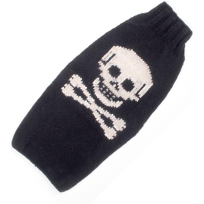 Чоловічий пуловер Chilly Hund з принтом черепа, розмір 3XL, чорний