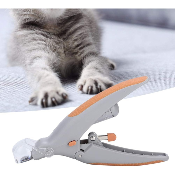 Ножиці для стрижки кігтів тварин Ejoyous з LED-підсвічуванням та лупою 5x, для собак та котів різної породи