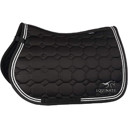 Equinate Schabracke Madison Warmblut VS Vielseitigkeit Schwarz - підкова для коня, універсальна, чорна