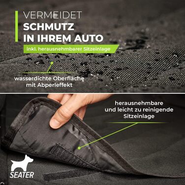 Автокрісло для собак GüteWerk: надійний захист та комфорт для маленьких та середніх собак (до 45 см)