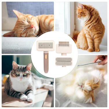 Гребінець для домашніх тварин, багатофункціональна щітка для собак, портативний аксесуар для тварин, багаторазовий інструмент для догляду