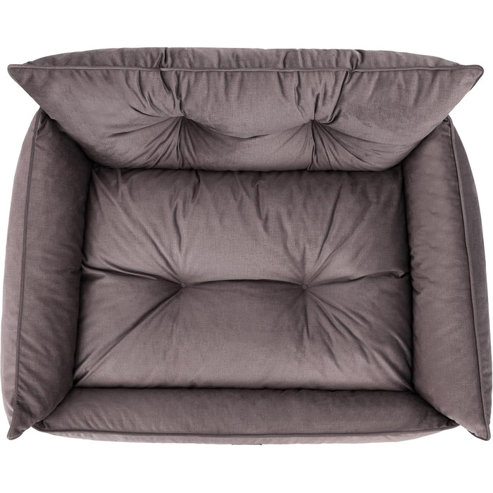 Ліжко для собак Joker Gesteppt: зручне та легке в догляді, розмір L (106x80 см) / XL (132x106 см), колір: коричневий