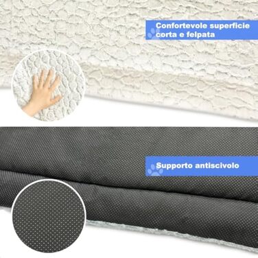 Крісло-ліжко для собак середніх порід, 94x61x6 см, хакі. М'яке, з коротким ворсом, з неслизьким дном, в мармуровому стилі