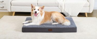 Килимок для собак Creasion з бавовняного велюру, універсальний, знімний, миючий, нековзний, стійкий до укусів, для всіх сезонів, сірий, 35x25 см, до 25 кг