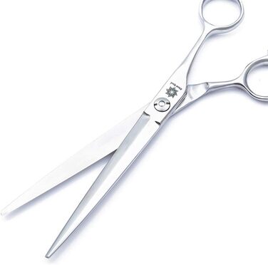 Професійні ножиці для грумінгу тварин 7.0 дюймів, з нержавіючої сталі, прямі, для собак та котів, для салону та дому