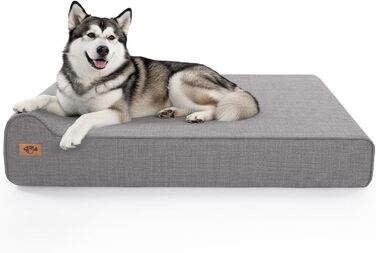 Ліжко для собак Sytopia XXL з Memory Foam, 127x86.4x25.4 см, для великих та літніх собак, ортопедичне, водонепроникне