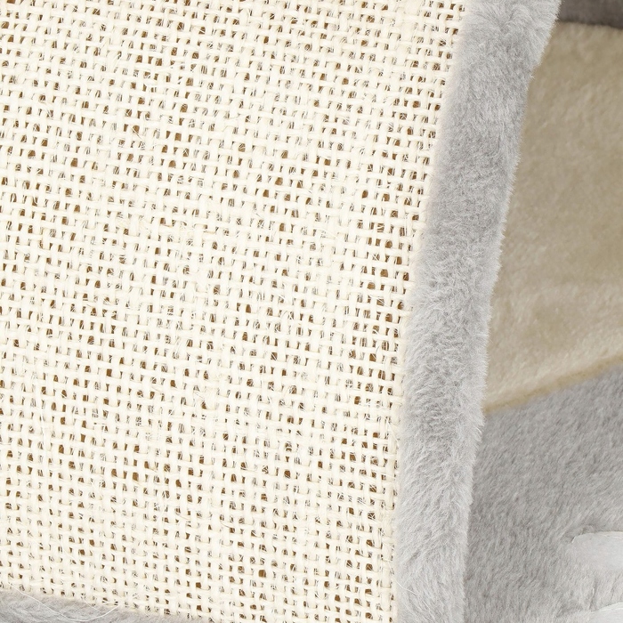 Високий кігтеточка-комплекс з лежаком та стовпчиком, котяча вежа Springos до 60 см