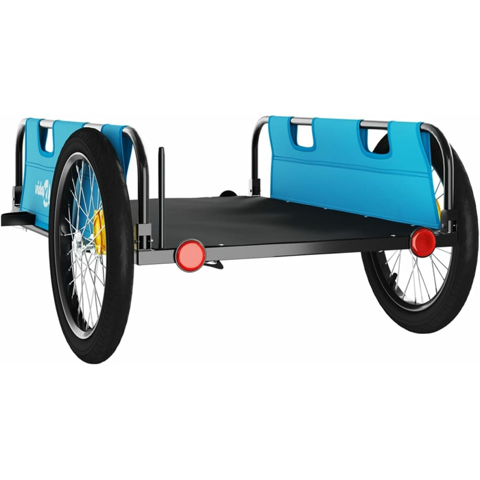 Причіп для велосипеда ARKEM, блакитний, з тканини Oxford та сталевим з'єднувачем