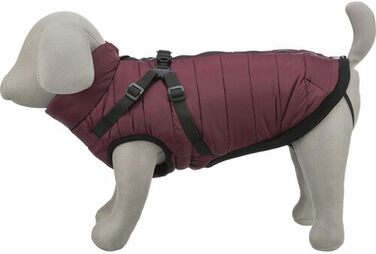 Шлейка для собак TRIXIE Pirou Winter Mantel, розмір S (33 см), колір Сангрія