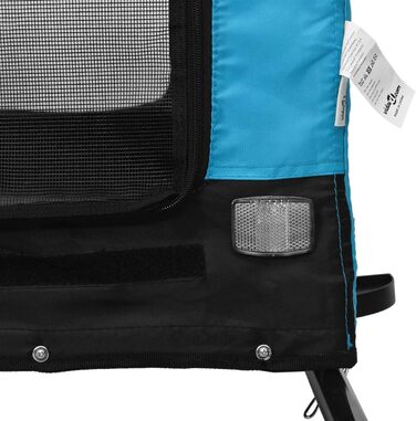 Фаркоп для велосипеда Gecheer, перевезення собак, вантажопідйомність 45 кг, чорний оксфордський матеріал, блакитний