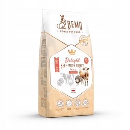 Корм для собак середніх та великих порід Bemo Delight з яловичиною та індичкою, 15 кг