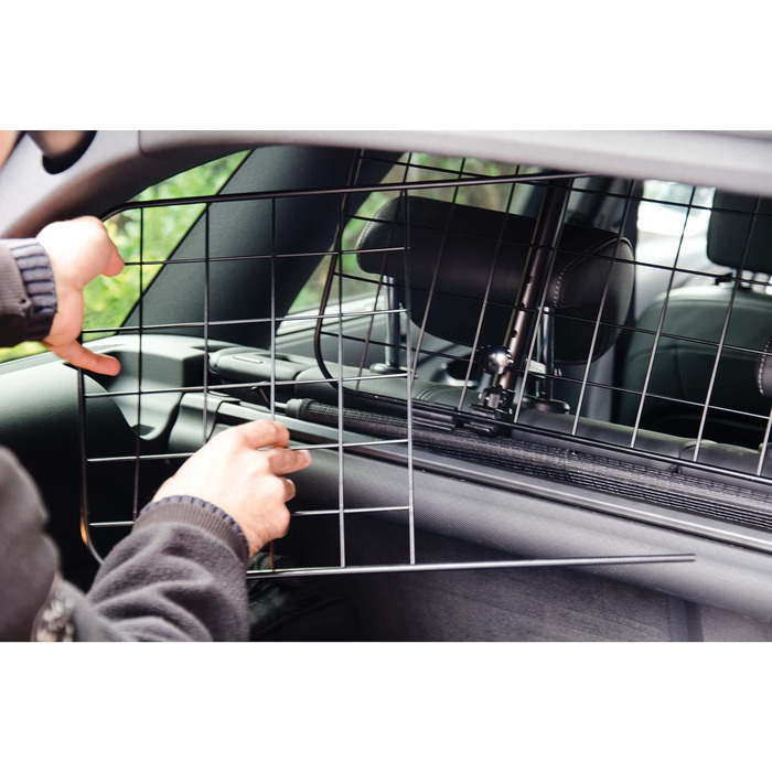 SUMEX S Роздільник для собак, захисне ґратка для підголівників, легка установка, регульована висота та ширина без інструментів