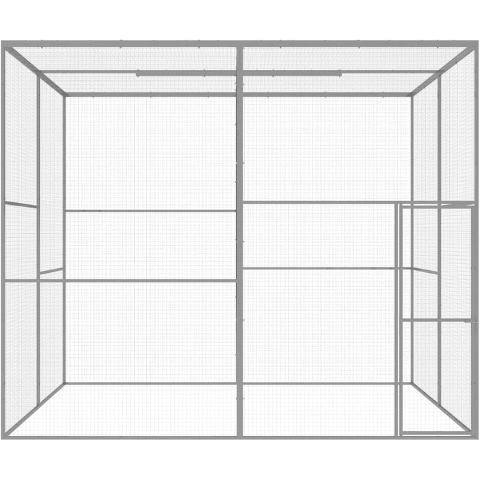 Клітка для котів vidaXL 3x3x2,5 м з оцинкованої сталі