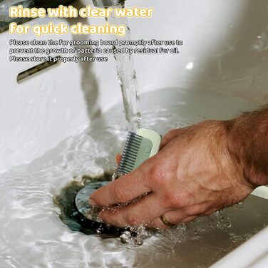 Гребінець для котів з довгим хутром, для розплутування та видалення шерсті, зручна система видалення шерсті одним кліком, ніжний гребінець для догляду за шерстю, ідеальний для сильно сплутаної шерсті