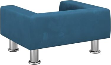 Ліжко для собак та котів, м'яке, зручне, синього кольору (50x40x26,5 см)