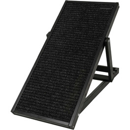 Рампа для собак і котів, пандус для собак, регульована авторампа з дерева, чорного кольору