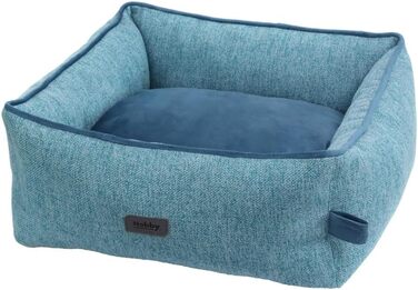 Ліжко для кота Nobby Linou, кутовий, блакитний, 45 x 40 x 18 см