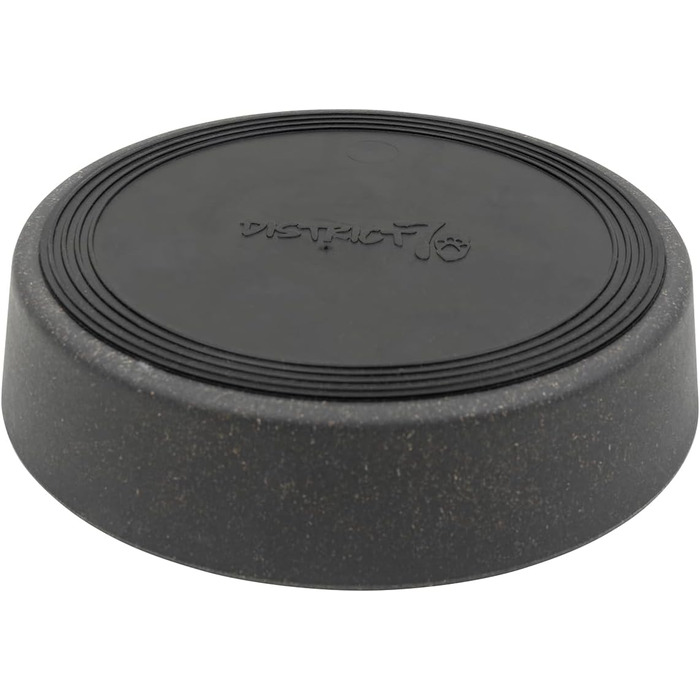 Місцевий район 70 - Повільний годівник для собак з бамбука - діаметр 28 см, висота 17 см (темно-сірий)