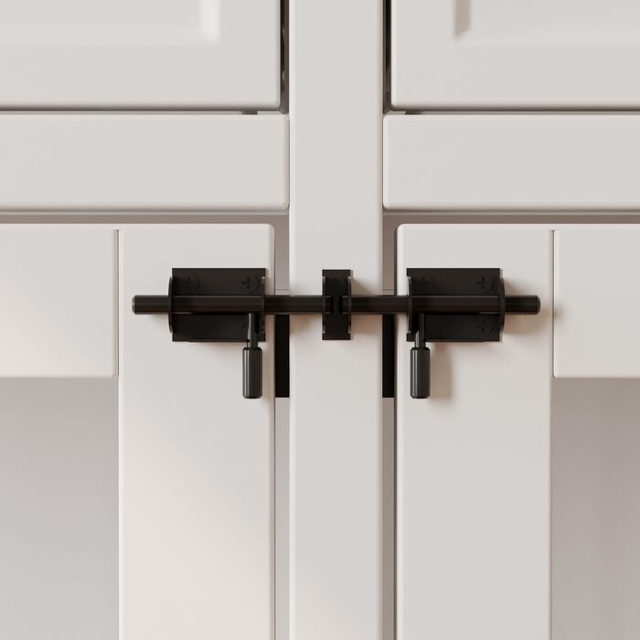 Клітка для собак з 2 ящиками та 2 дверцятами, біла та темно-коричнева, MDF, 160x60x80 см. Підходить для 2 собак