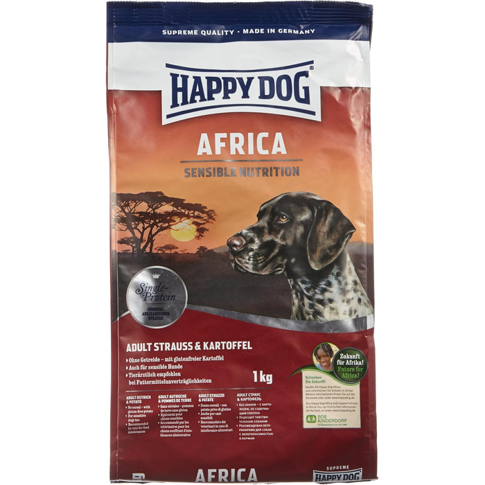 Сухий корм для собак Happy Dog Sensible Montana з кониною, беззерновий та безглютеновий, монопротеїновий з Omega-3 та Omega-6, 10 кг