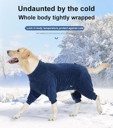 Зимовий теплий одяг для собак, боді для собак з ніжками, регульований зимовий одяг для собак, одяг для собак (червоний, M)