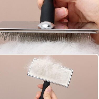 Гребінець для собак та котів, видалення підшерстка, щітка-гребінка для грумінгу, аксесуари для догляду за шерстю