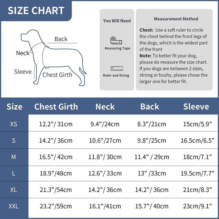 Теплий одяг для собак: куртка, жилет, піжама з флісу для маленьких та середніх собак (синій)