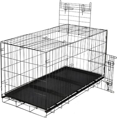 Клітка для тварин Springos з двома дверцятами, 60 x 50 x 42 см (61 x 130 x 70 см)