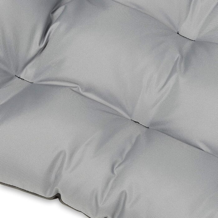 Крісло-лежанка для собак SuperKissen24, розмір M, 55x40 см, сірий колір - водовідштовхувальне, миється