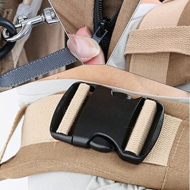 Рюкзак-переноска для собак, рюкзак для цуценят, рюкзак для котів, зручний, легкий, для вигулу, подорожей, Khaki