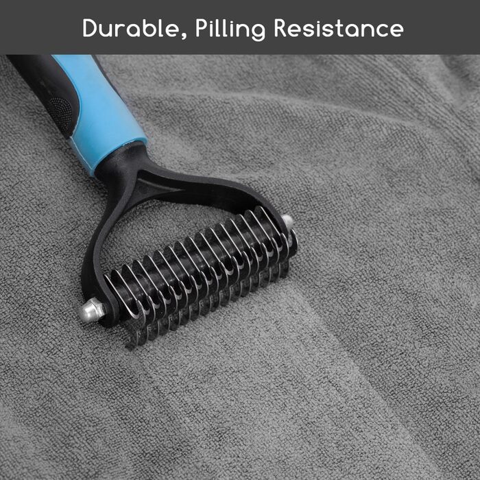 Рушник для собак та котів Nobleza Mikrofaer: швидко сохне, м'який, 5 розмірів, сірий (L)