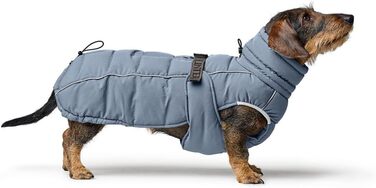 Теплий водовідштовхуючий теплий одяг для собак HUNTER Paxson для такс, колір карамель, розмір 40, з відбиваючими елементами