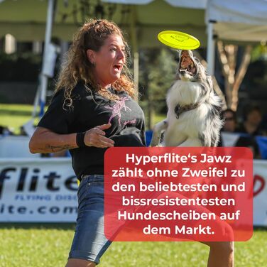 Фрізбі для собак Hyperflite K10 Jawz, міцне та стійке до укусів, синє, X-Flash, для великих і малих собак, для апортування та ігор