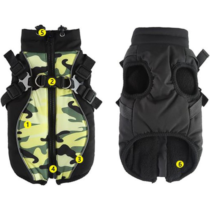 Водонепроникний собачий нашийник для зими: малі, середні та великі породи