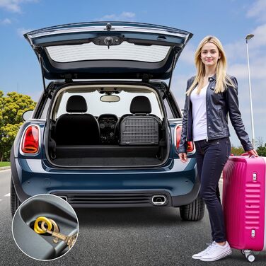 Захист для вантажного відсіку автомобіля, 96 x 64 см, універсальний, складний, для собак та вантажів