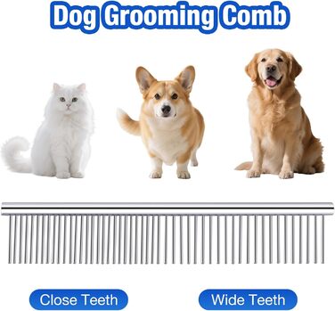 Набір професійних ножиць для грумінгу собак 5-в-1, з безпечними закругленими кінцями, 4CR нержавіюча сталь, для собак та котів, блакитний