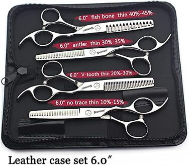 Професійні ножиці для волосся та ножиці для сесії Sharonds (6 дюймів, 4 шт.) - для салонів та дому