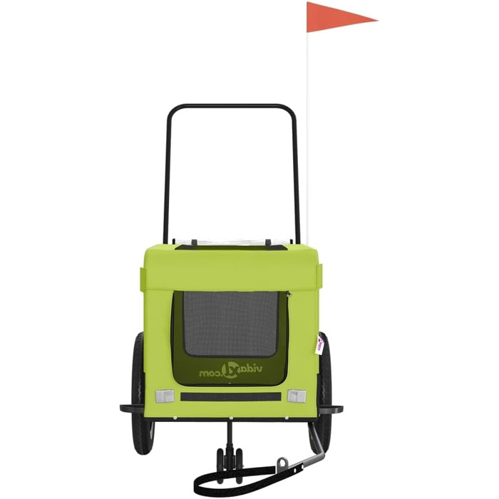 Причіп для велосипеда Gecheer: вантажний, для собак, зелений, 135x68.5x73.5 см