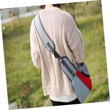 Сумка-переноска для тварин BESPORTBLE, червона, 45x12x30 см - для собак та котів